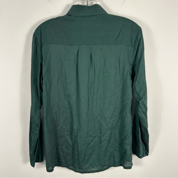 ❤️ okakie Dark Green Long Sleeve Shirt S - Picture 4 of 10